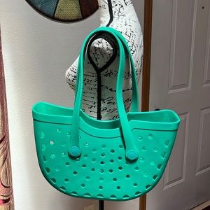 COPY - Rubber water proof beach tote with holes